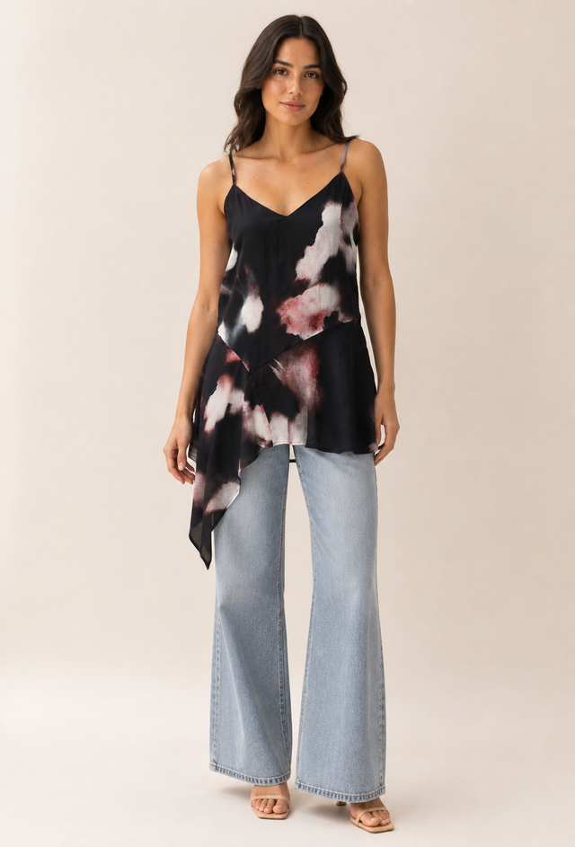 Tencel Mirage Print Top | Venom Emilio