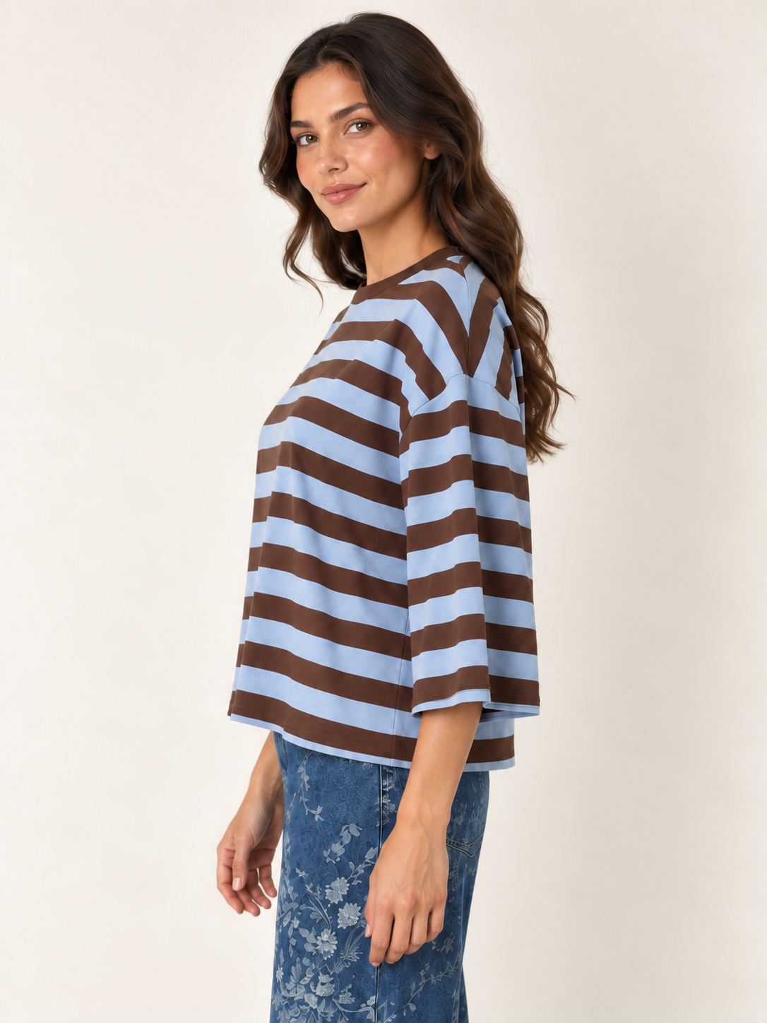 Box Stripe Tee