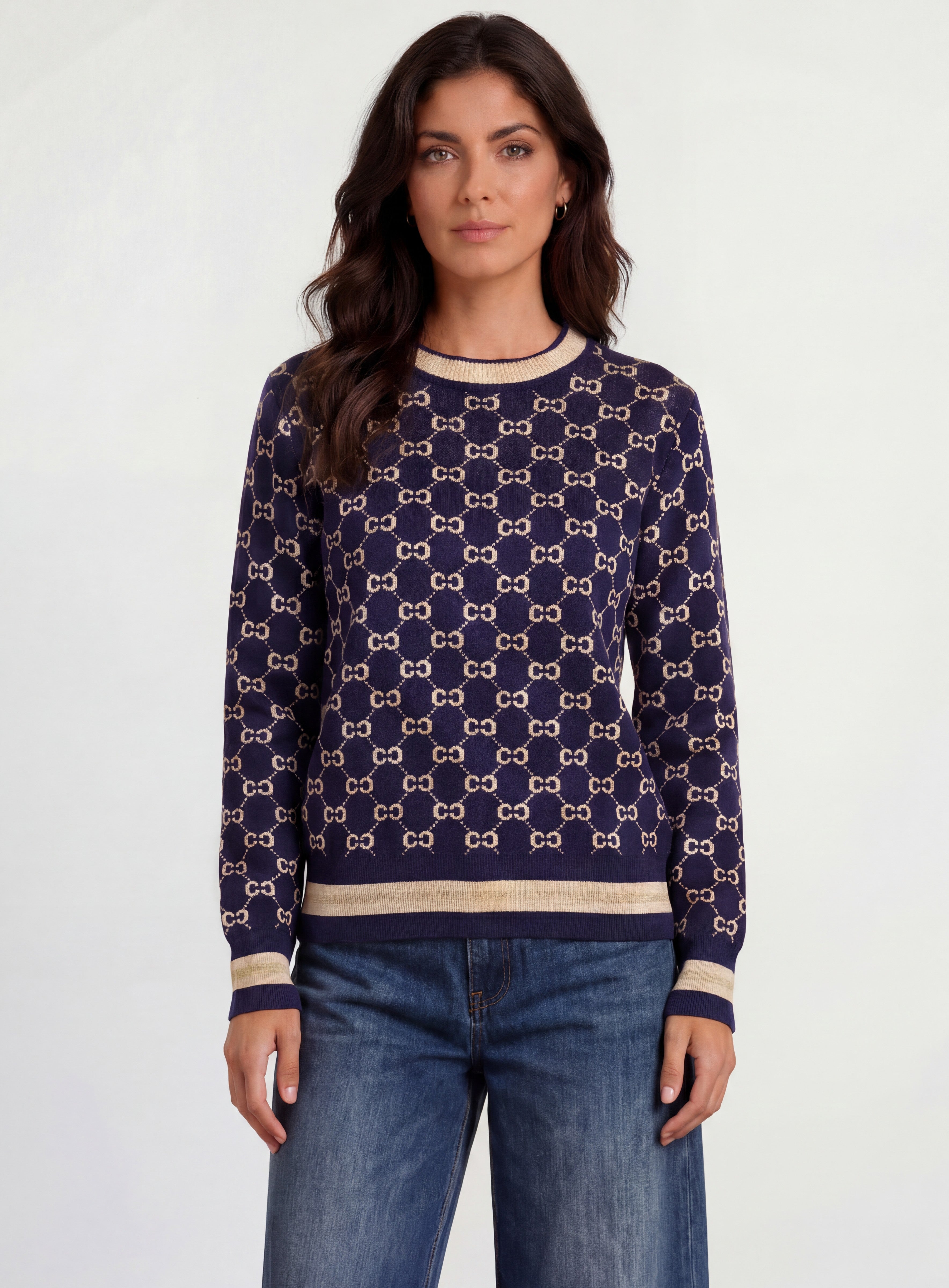 PIPA MONO KNIT - NAVY