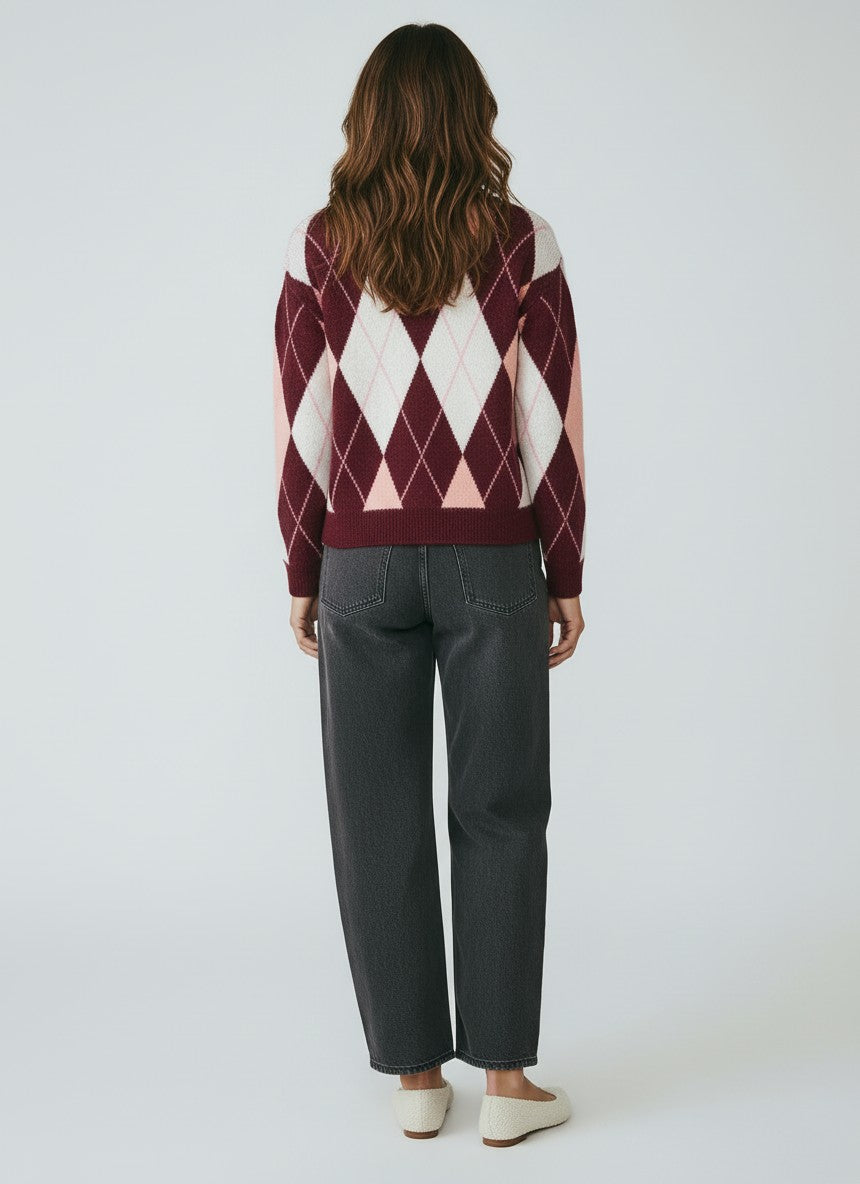 ARGYLE CARDIGAN