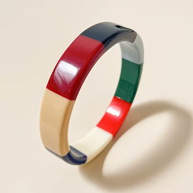 Tricolor Multi Patchwork Bracelet