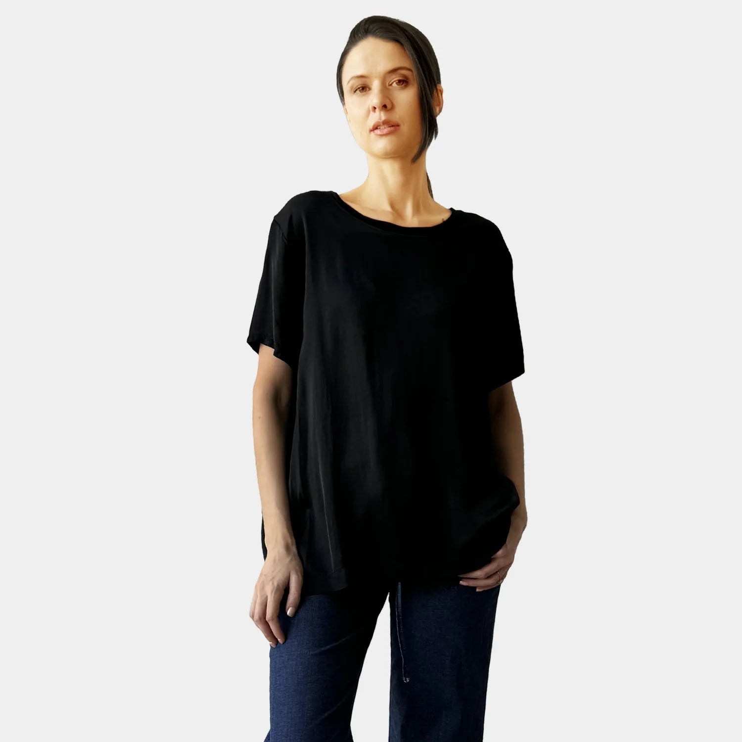 SATIN TEE