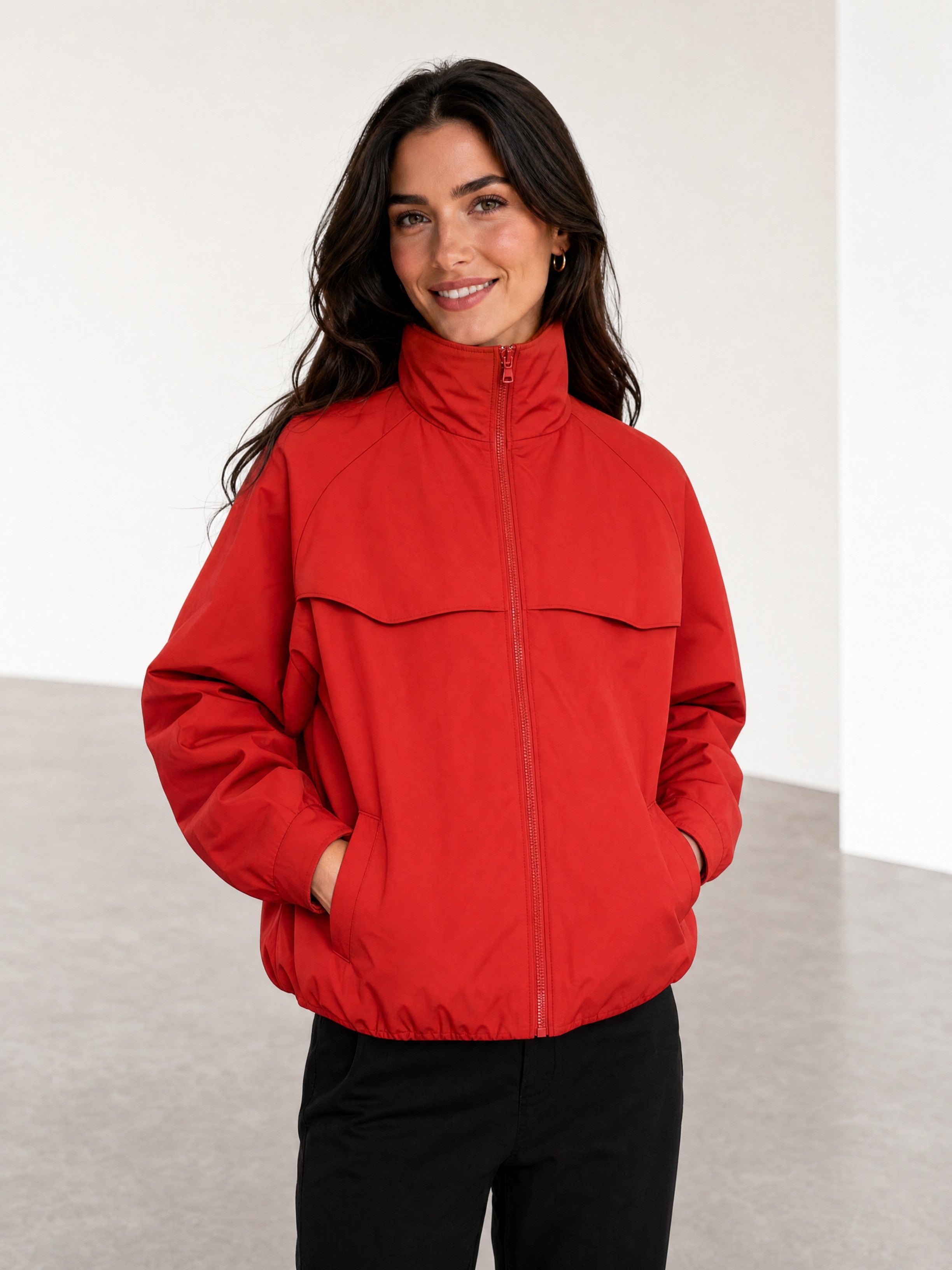 WINDPROOF BOMBER - RED