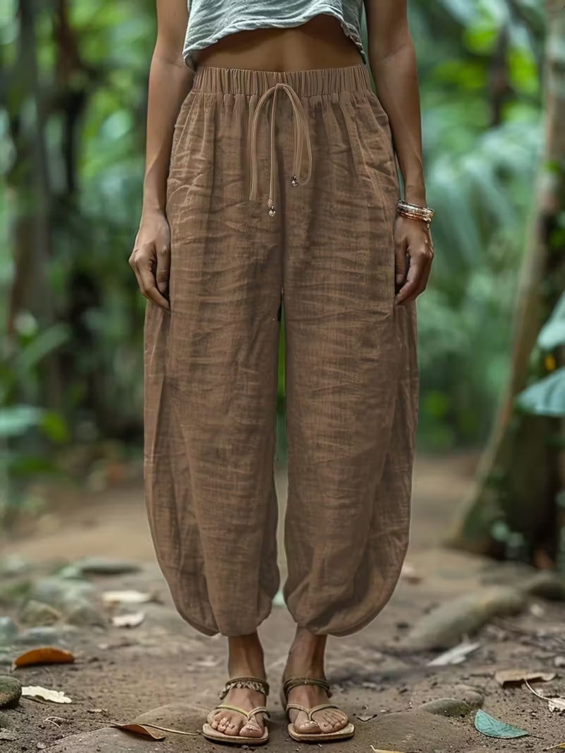 THE LANTERN PANT- MOCHA