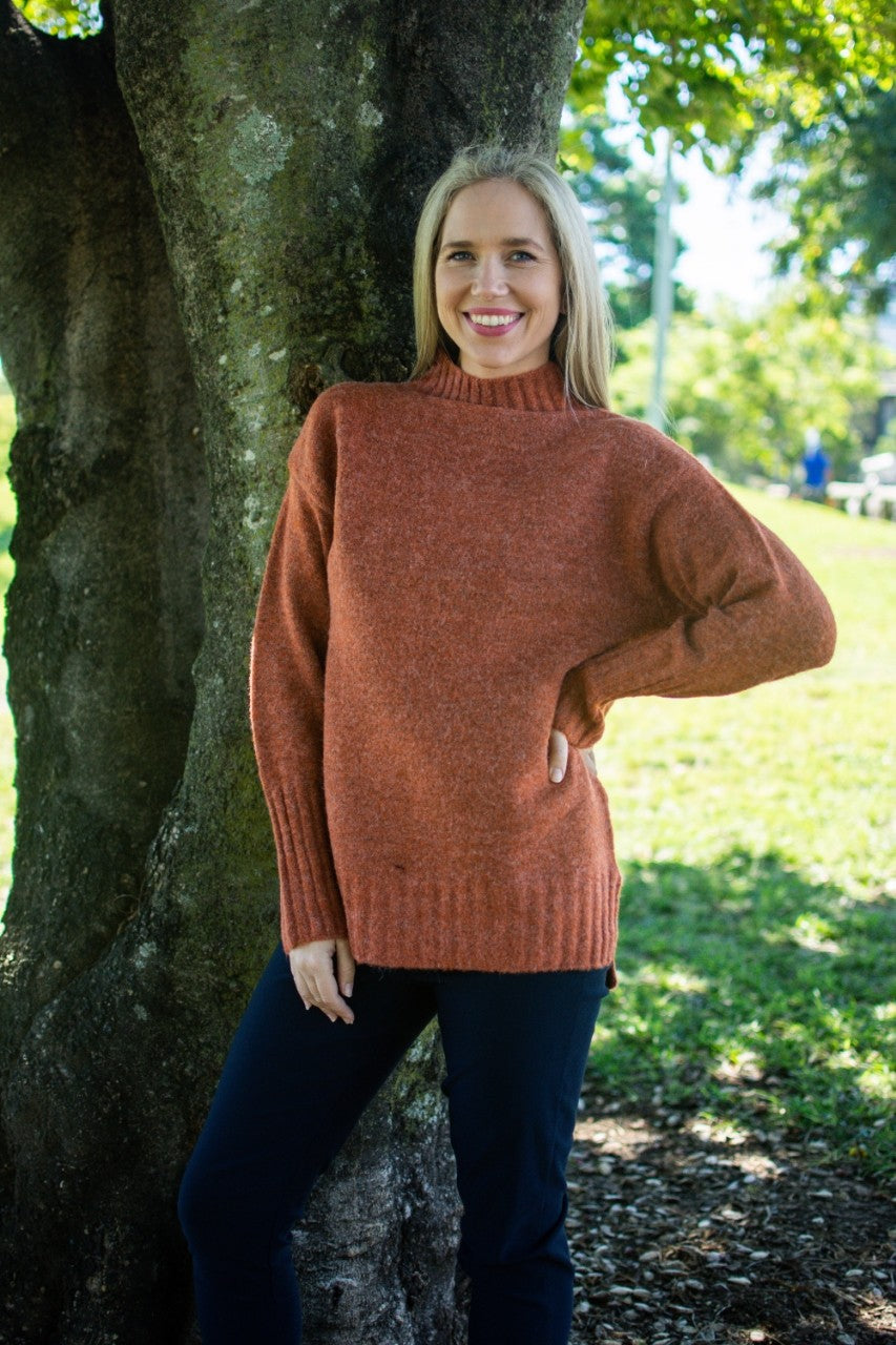 HIGH NECK JUMPER