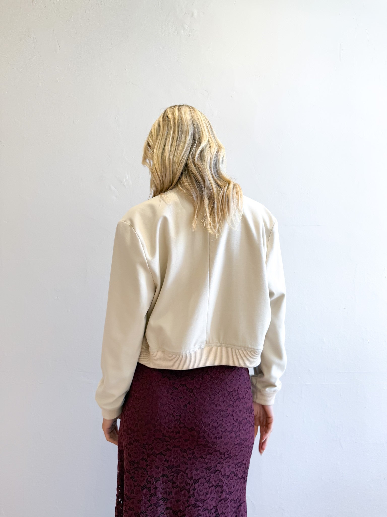 CROPPED BOMBER JACKET