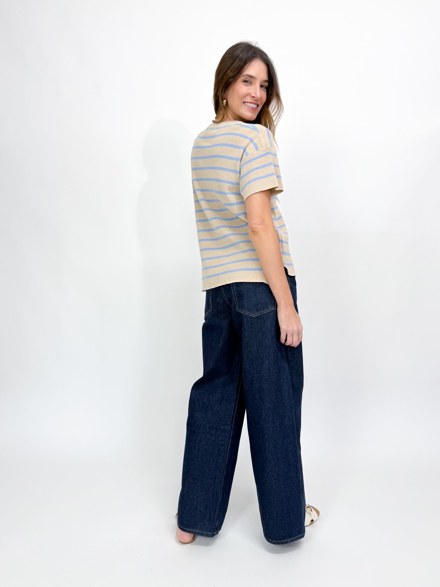 STRIPE TEE KNIT- NEW COLOURS