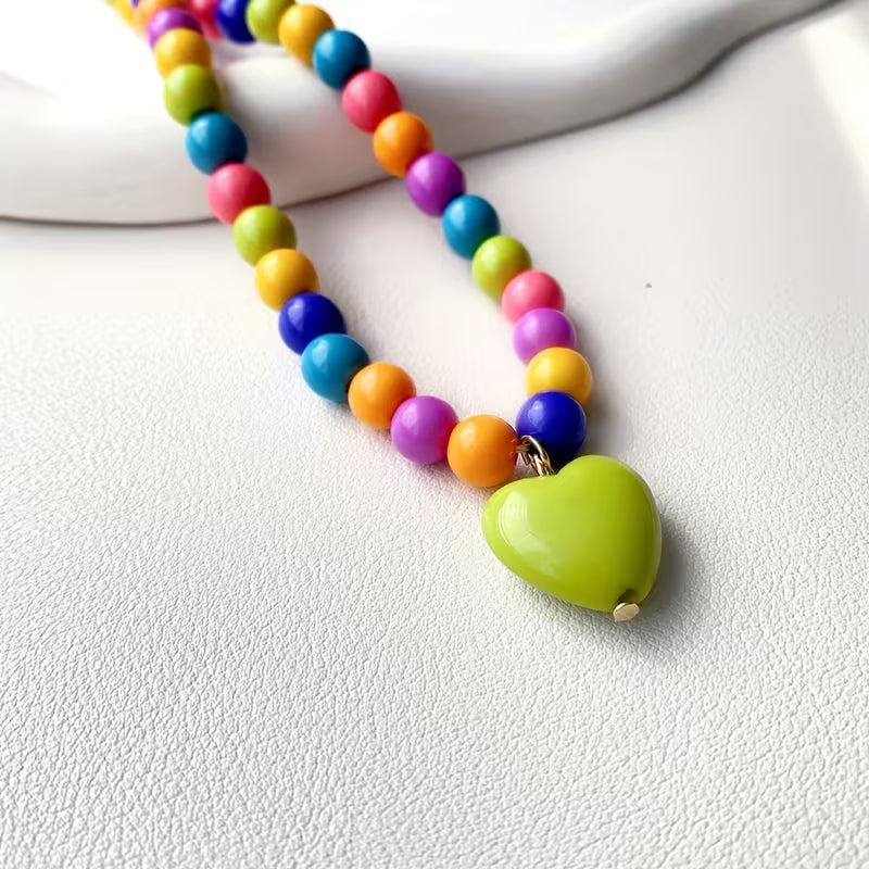 RESIN BEAD NECKLACE