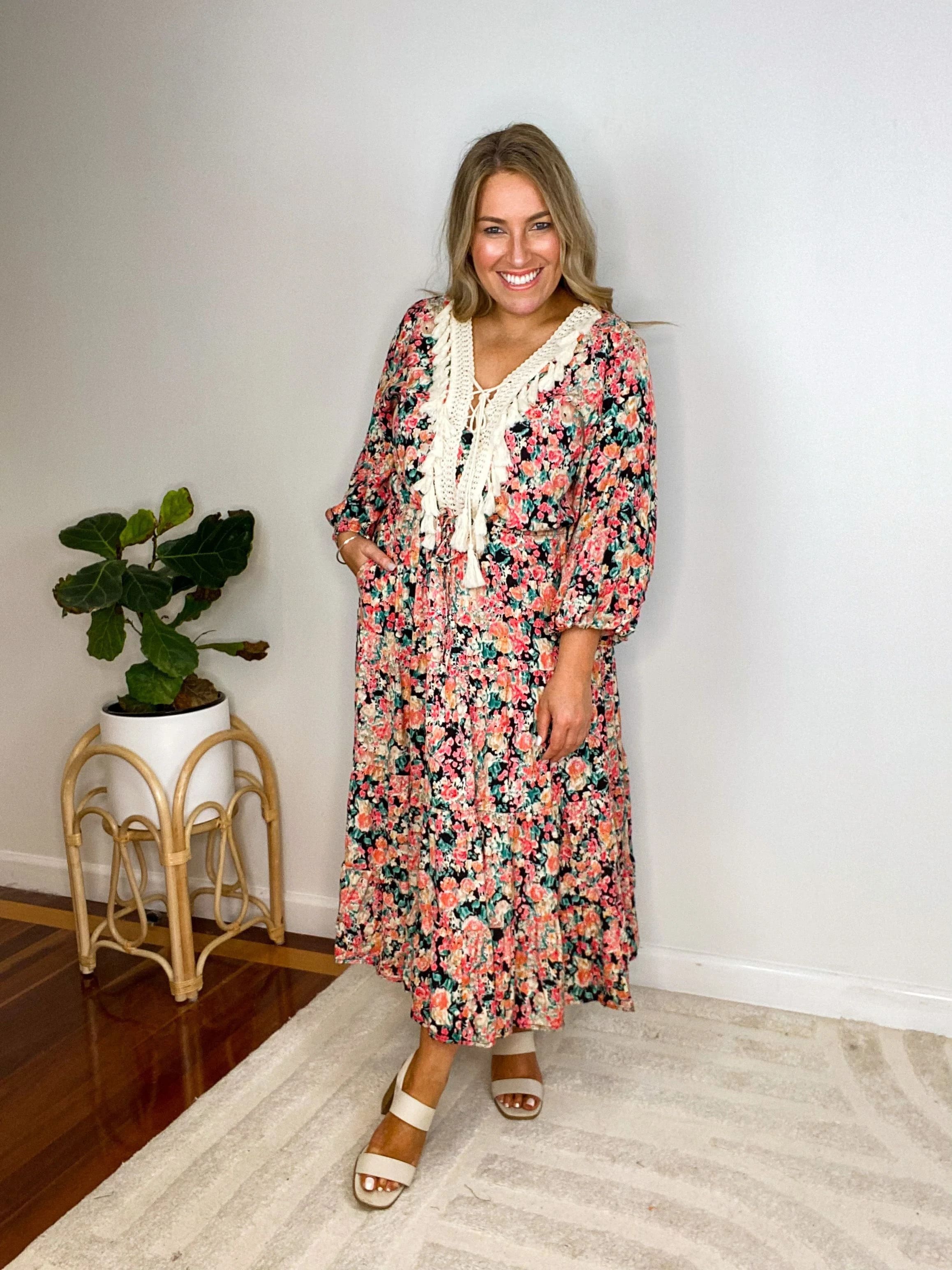 CROTCHET BOHO DRESS