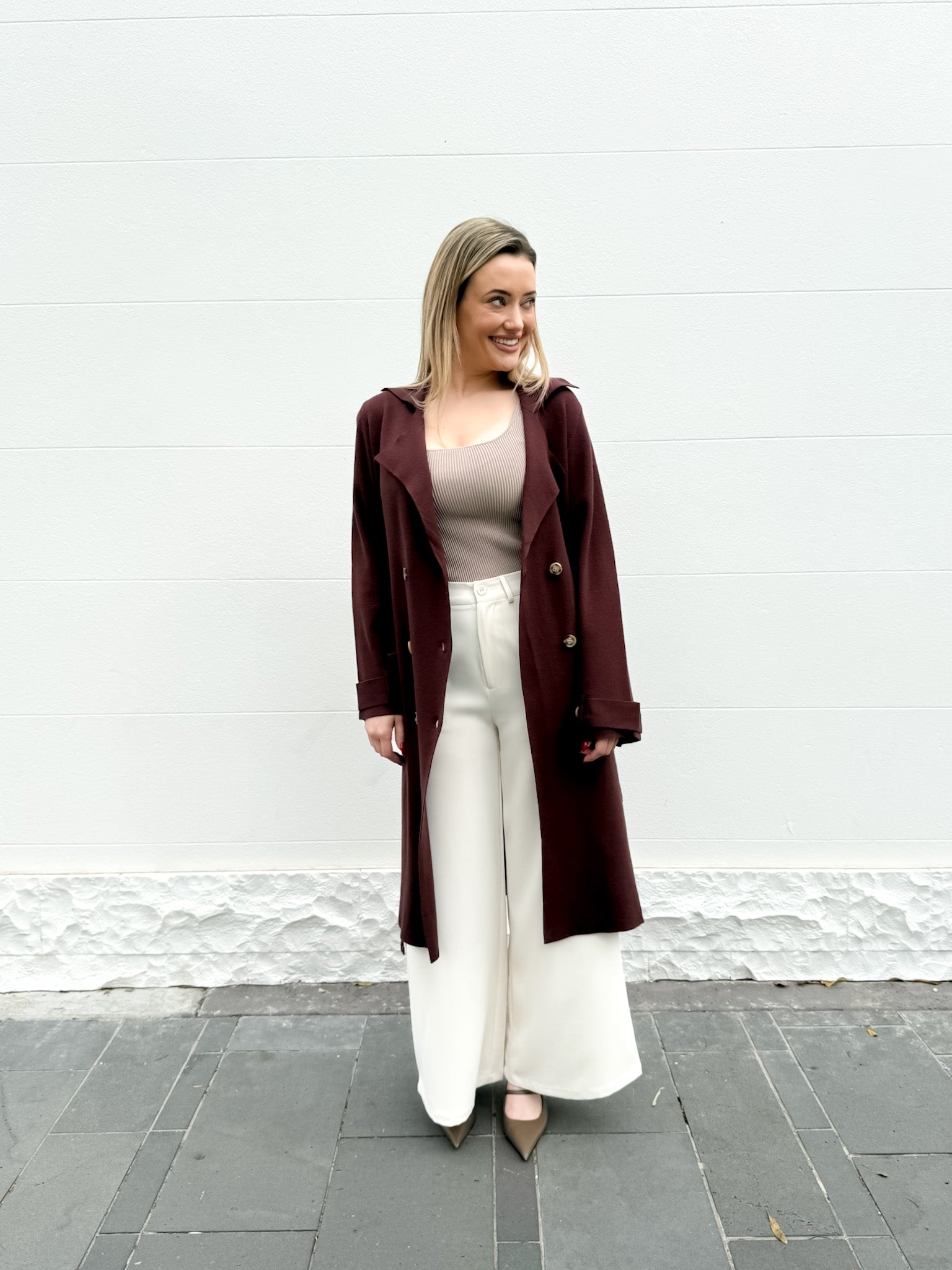 SOFT KNITED TRENCH