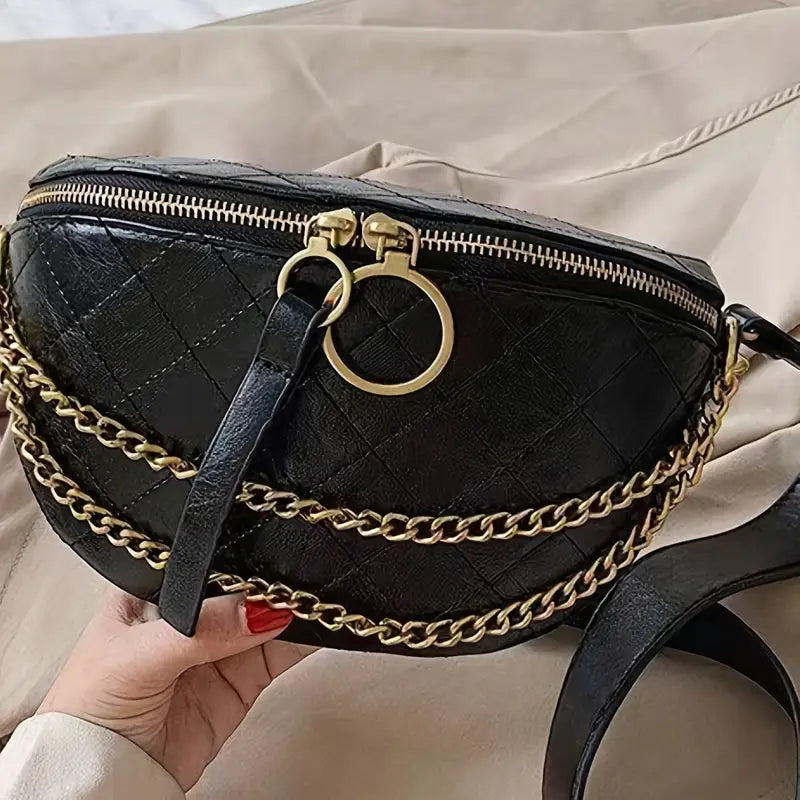 BODY BAG WITH CHAIN DECO