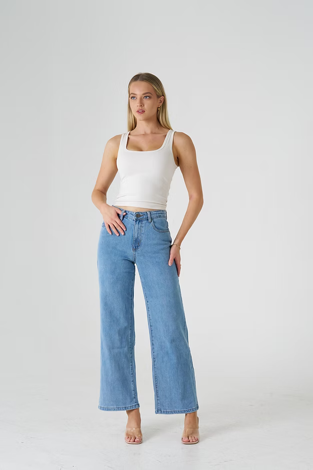 ROCHELLE B JEANS - BLUE