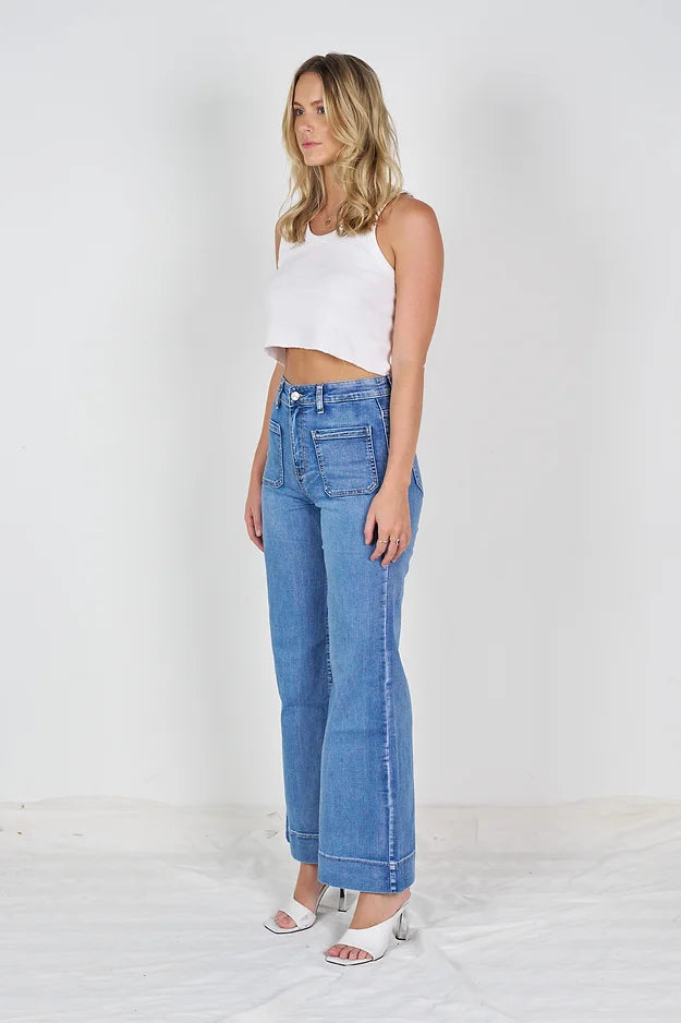 MILAN B WIDE LEG DENIM