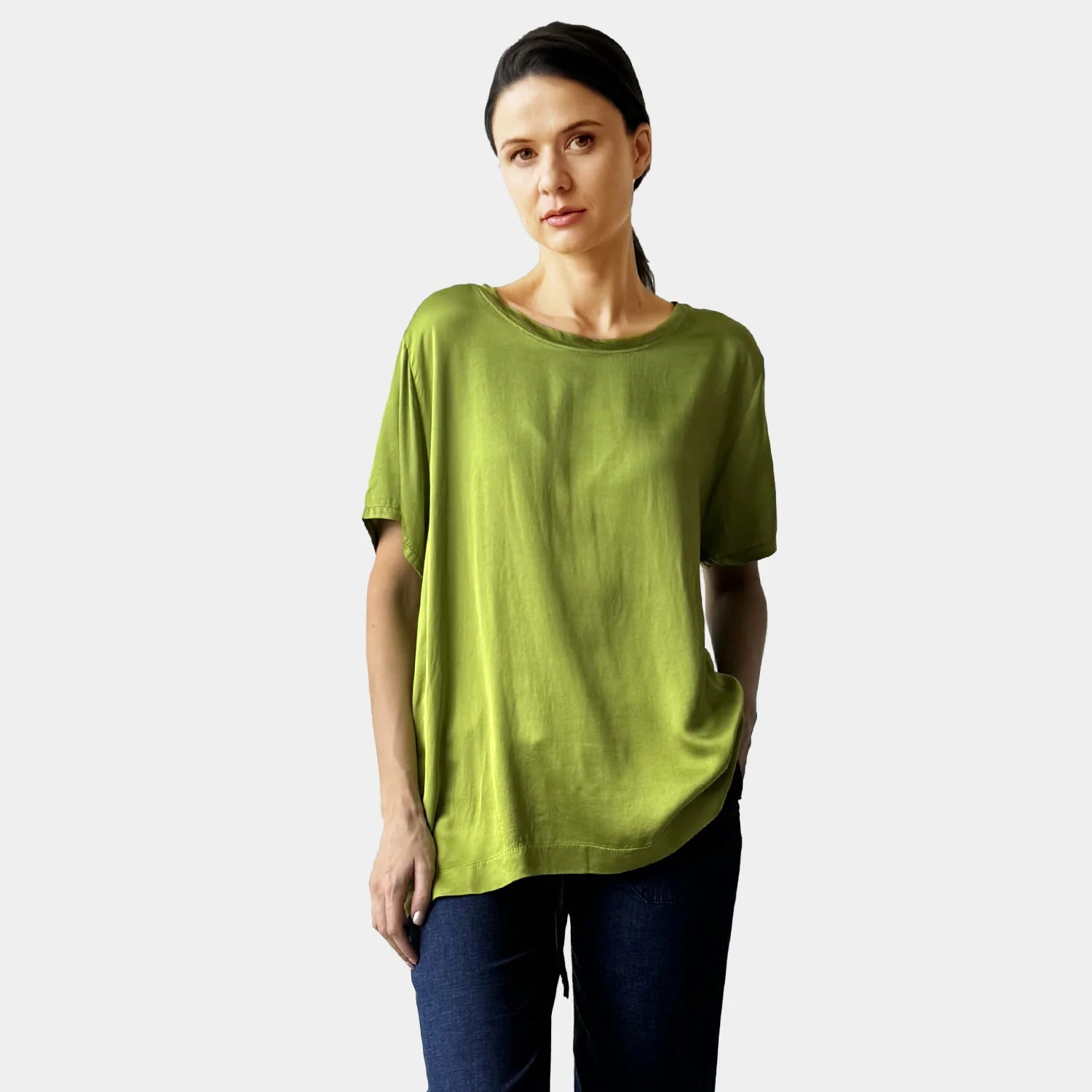 SATIN TEE