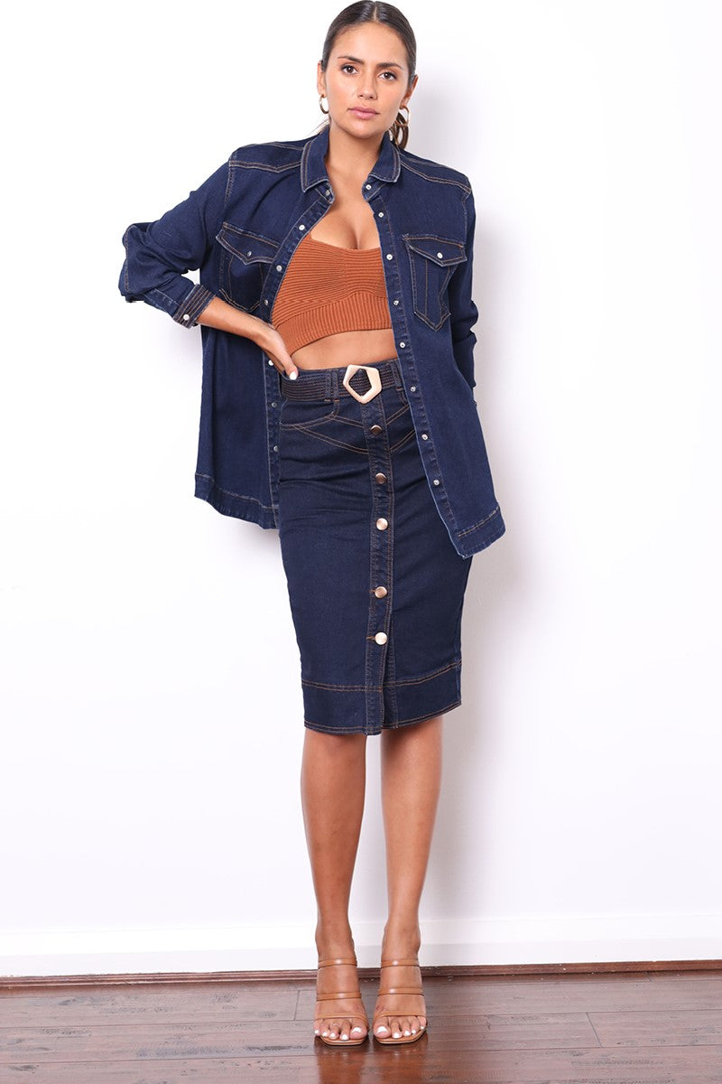 DELUXE INDIGO DENIM SHIRT