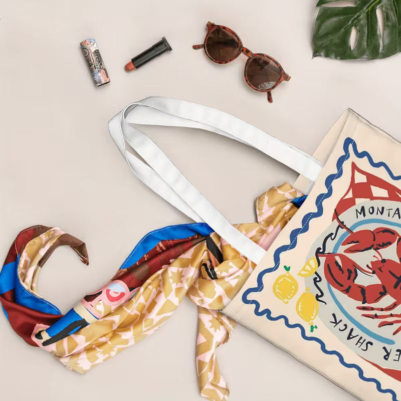 RETRO LOBSTER TOTE B AG