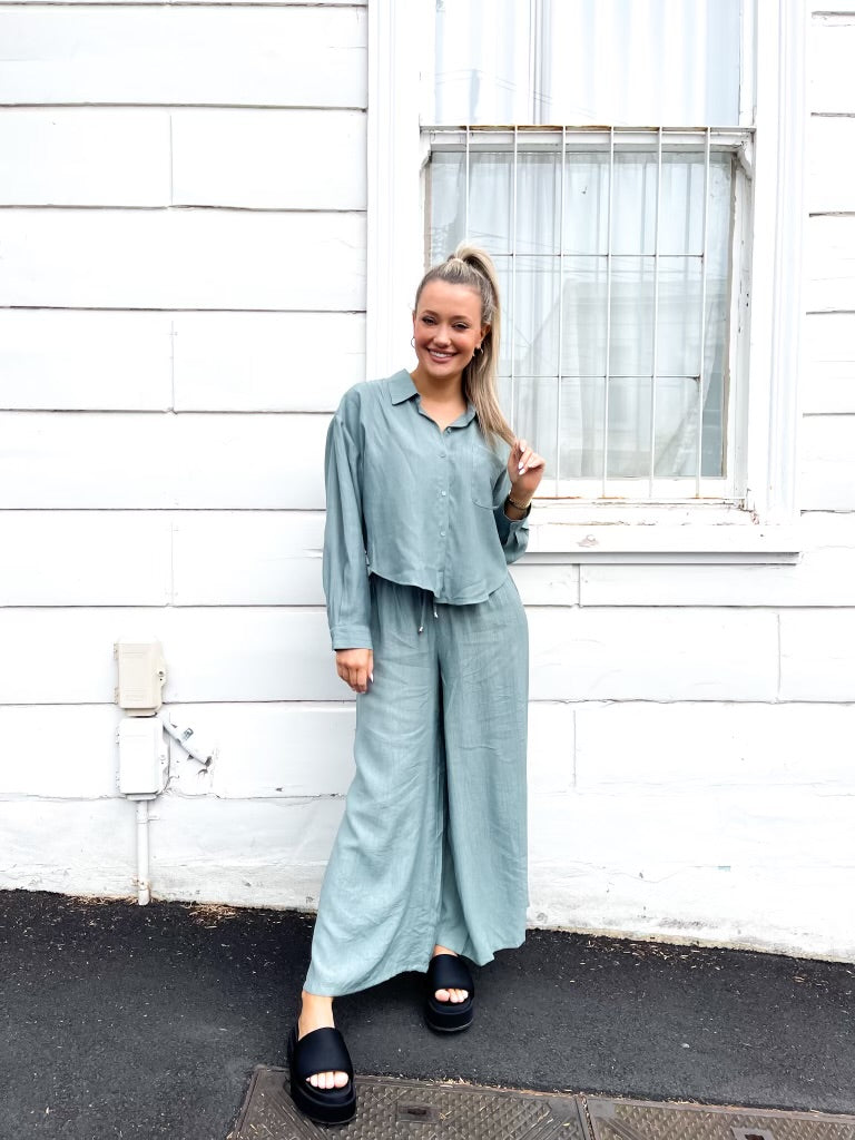 FLORENCE SHIRT -JADE