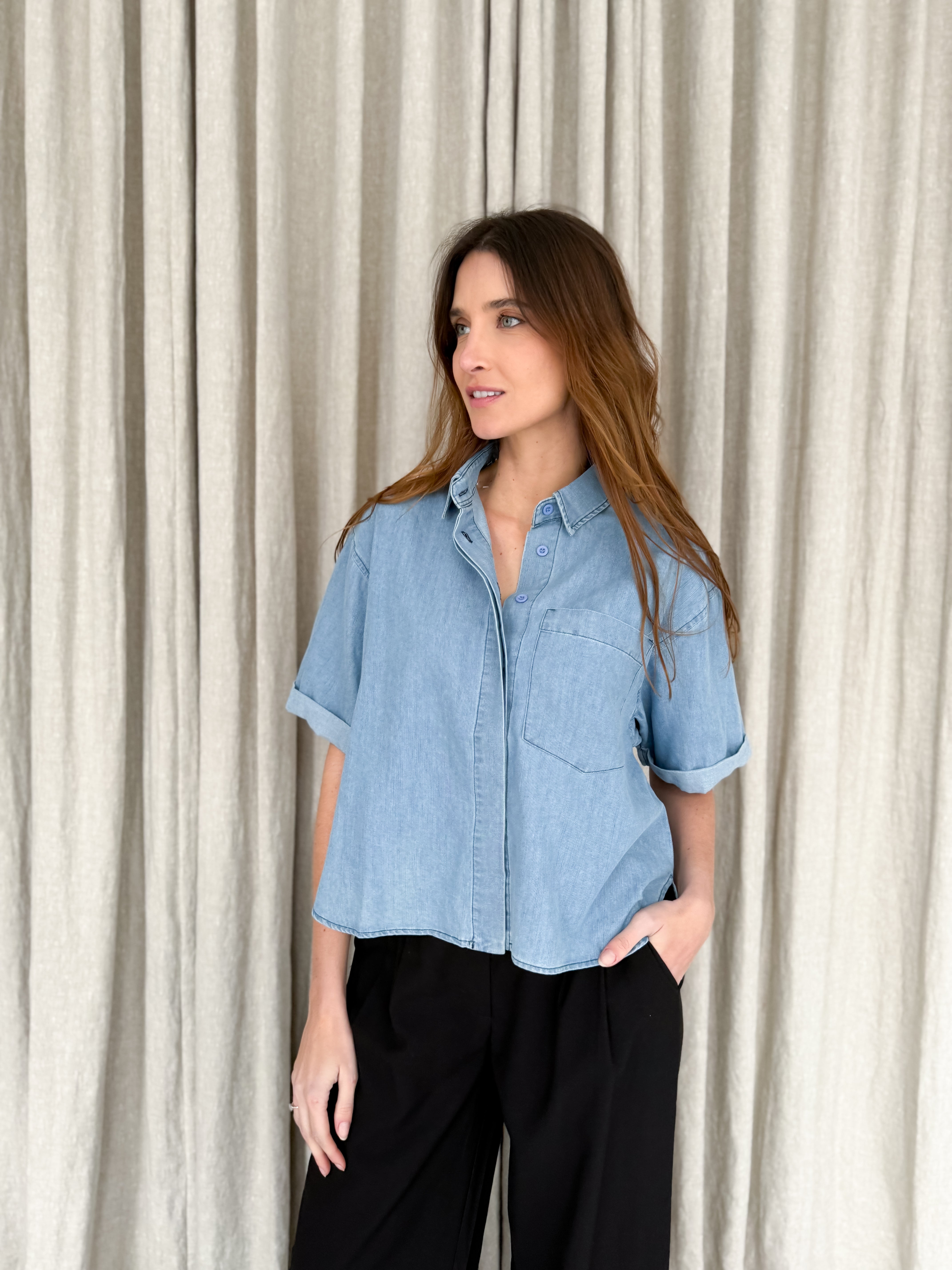 ISSY DENIM SHIRT