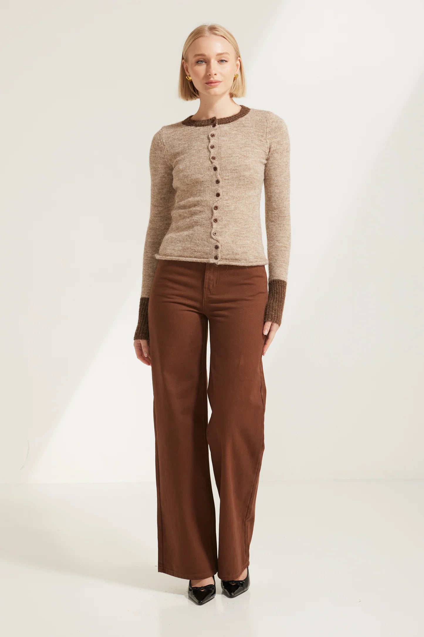 Melody Contrast Knit
