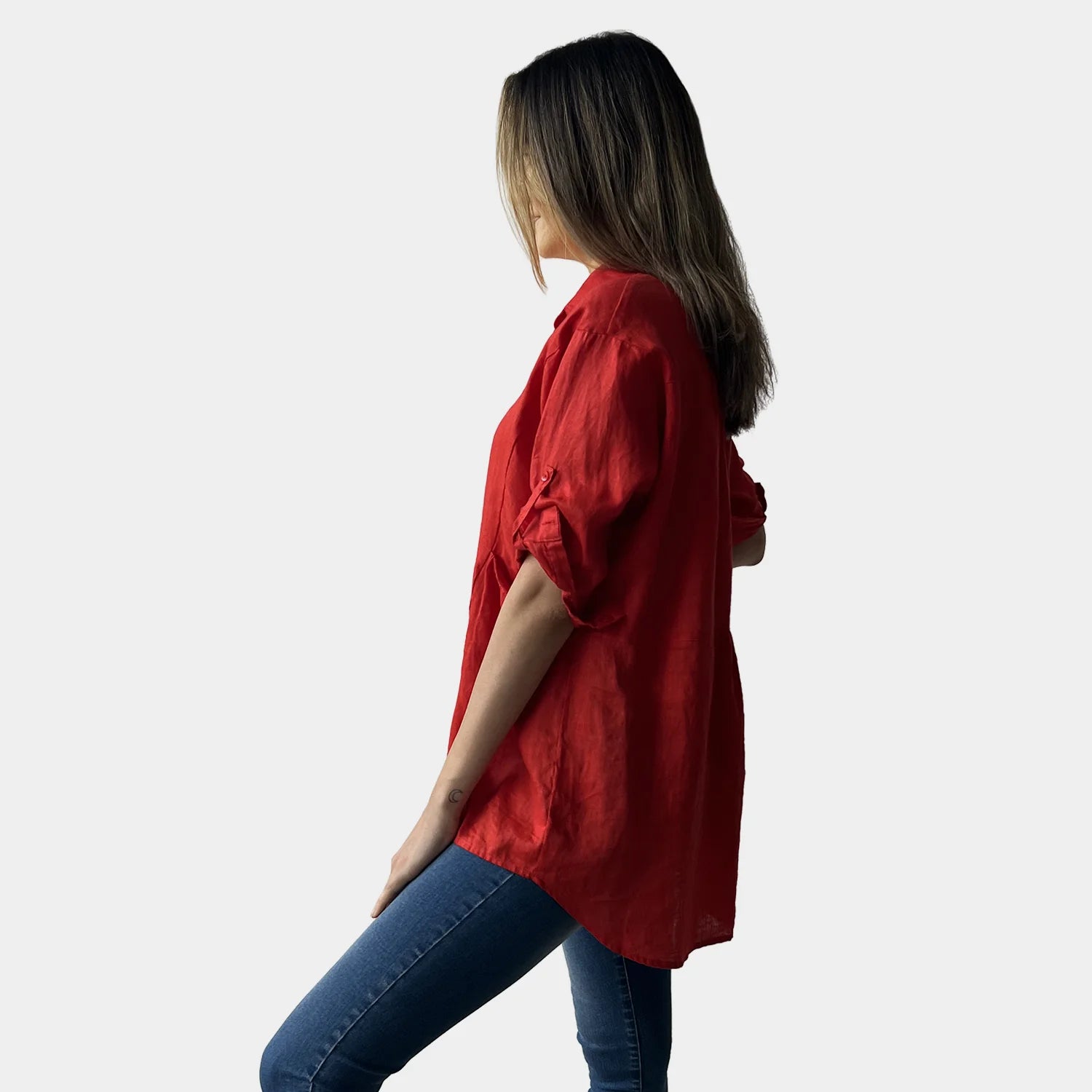 LINEN POCKET SHIRT