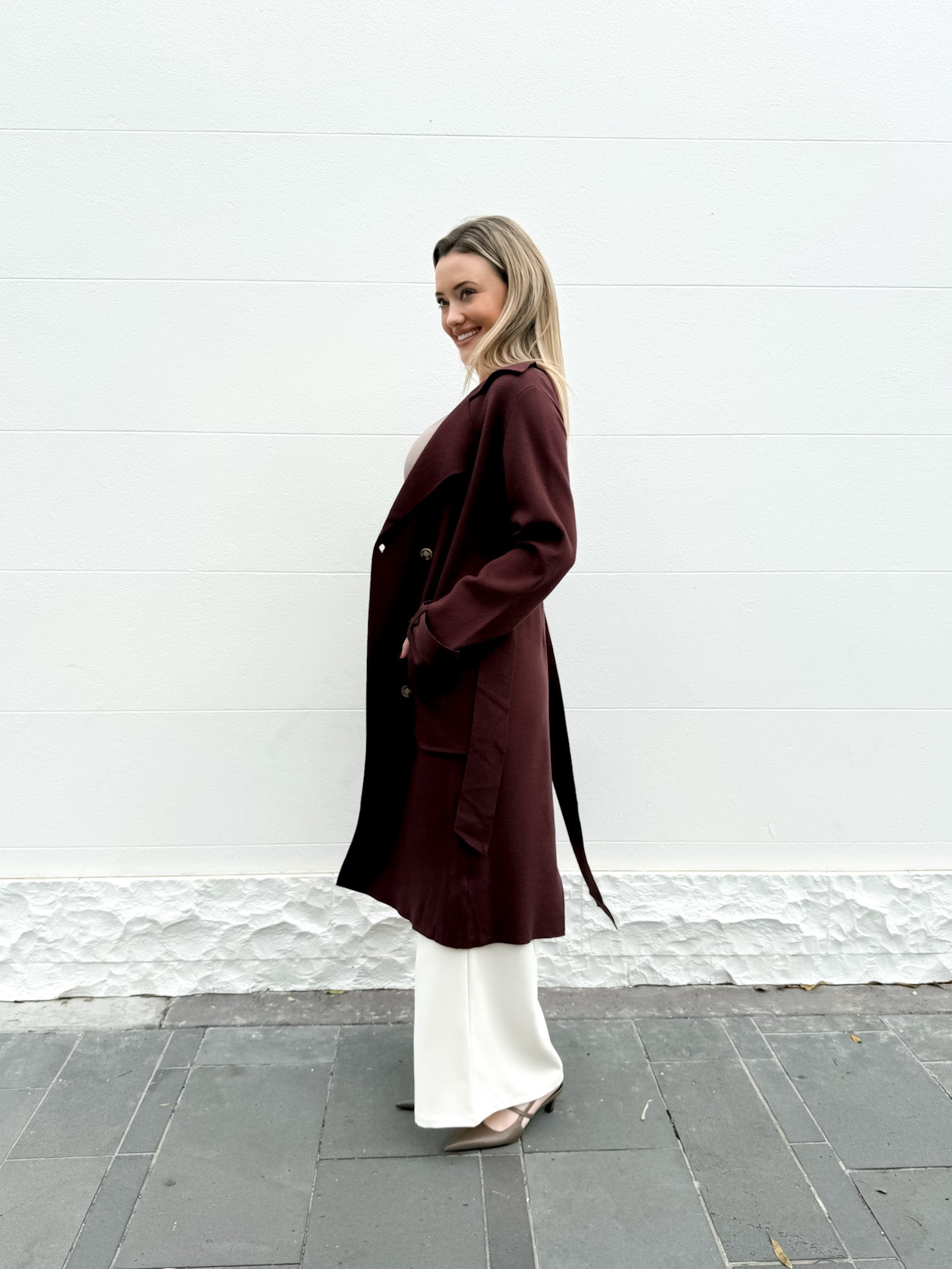 SOFT KNITED TRENCH