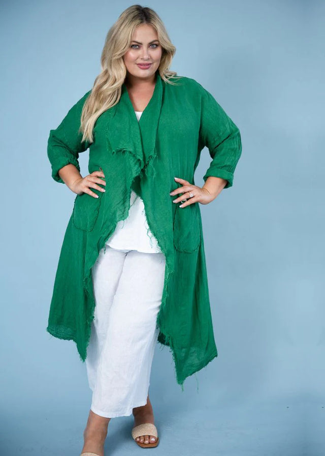 FRAPPATO LINEN JACKET- pre order
