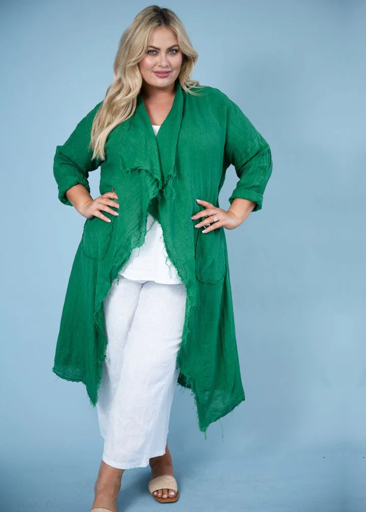 FRAPPATO LINEN JACKET- pre order