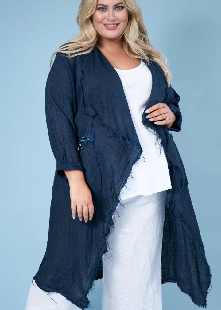 FRAPPATO LINEN JACKET- pre order