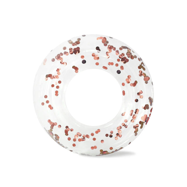 CLEAR RING FLOAT WITH CONFETTI
