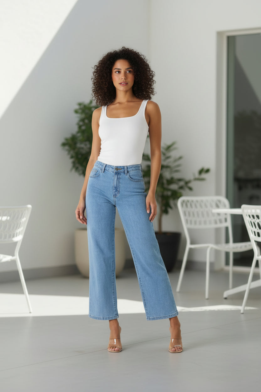 ROCHELLE B JEANS - BLUE