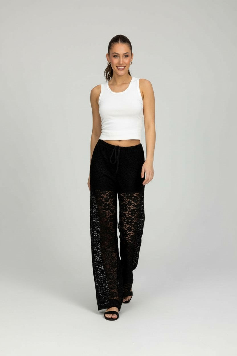 LACE RELAXED PANT