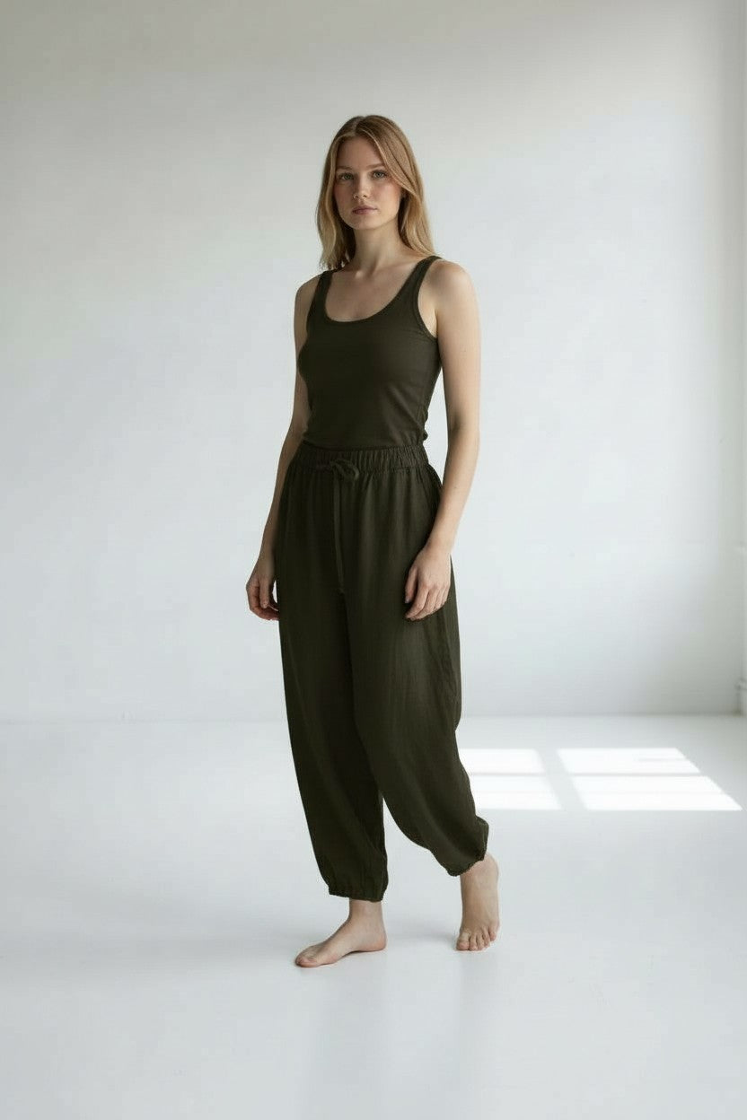 LINEN BALLOON PANT - PRE ORDER