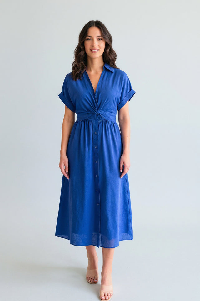 MILA TWIST WAIST DRESS