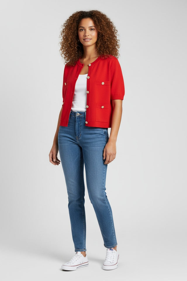 CC KNIT CARDIGAN