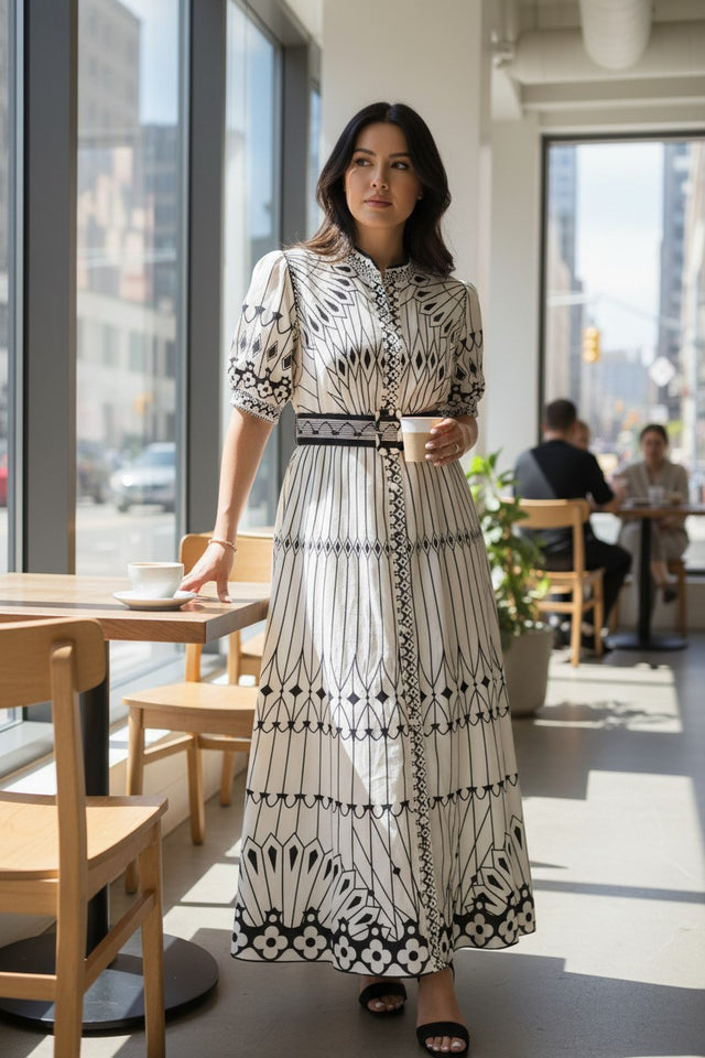 TRIDENT SHIRT DRESS