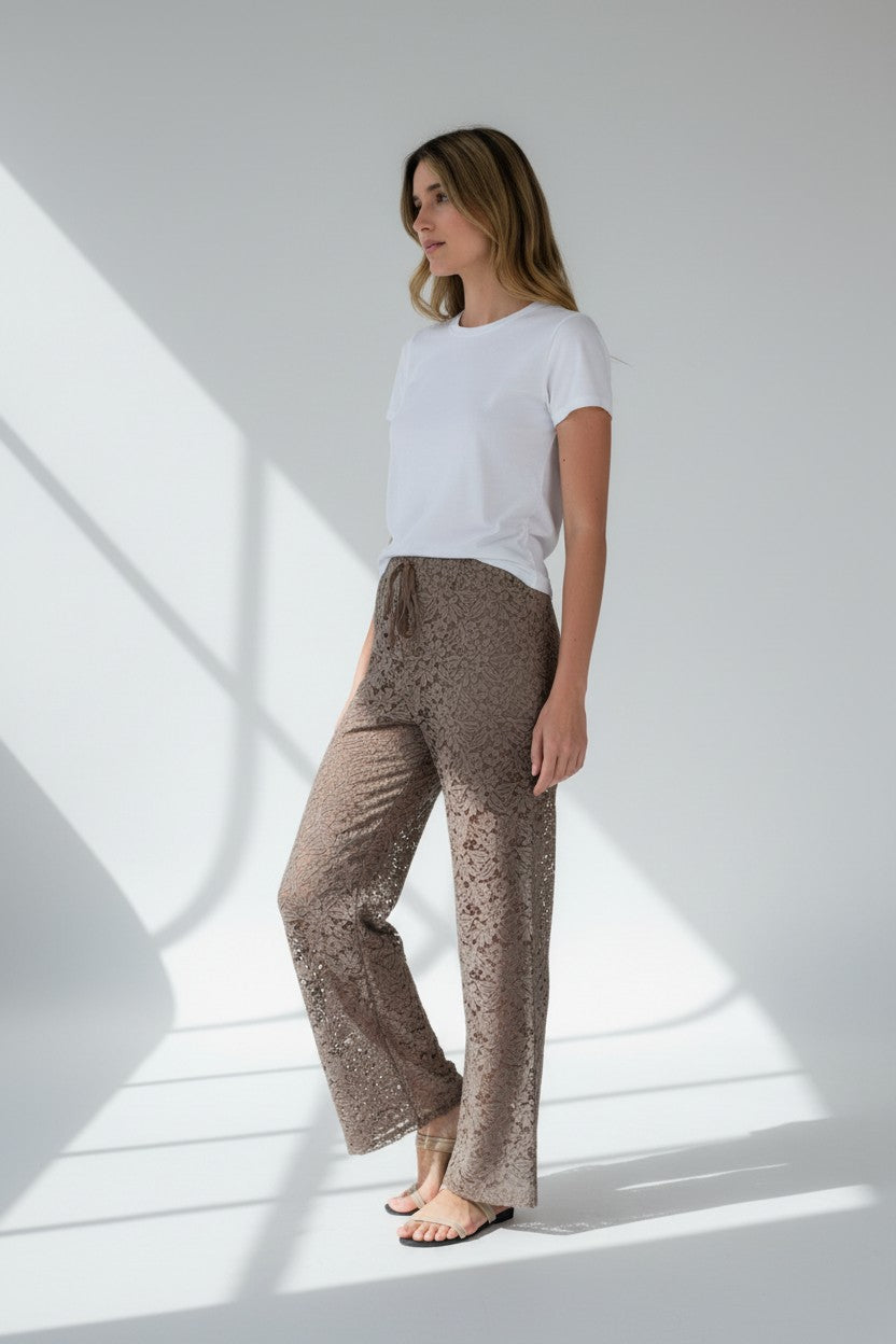 LACE RELAXED PANT