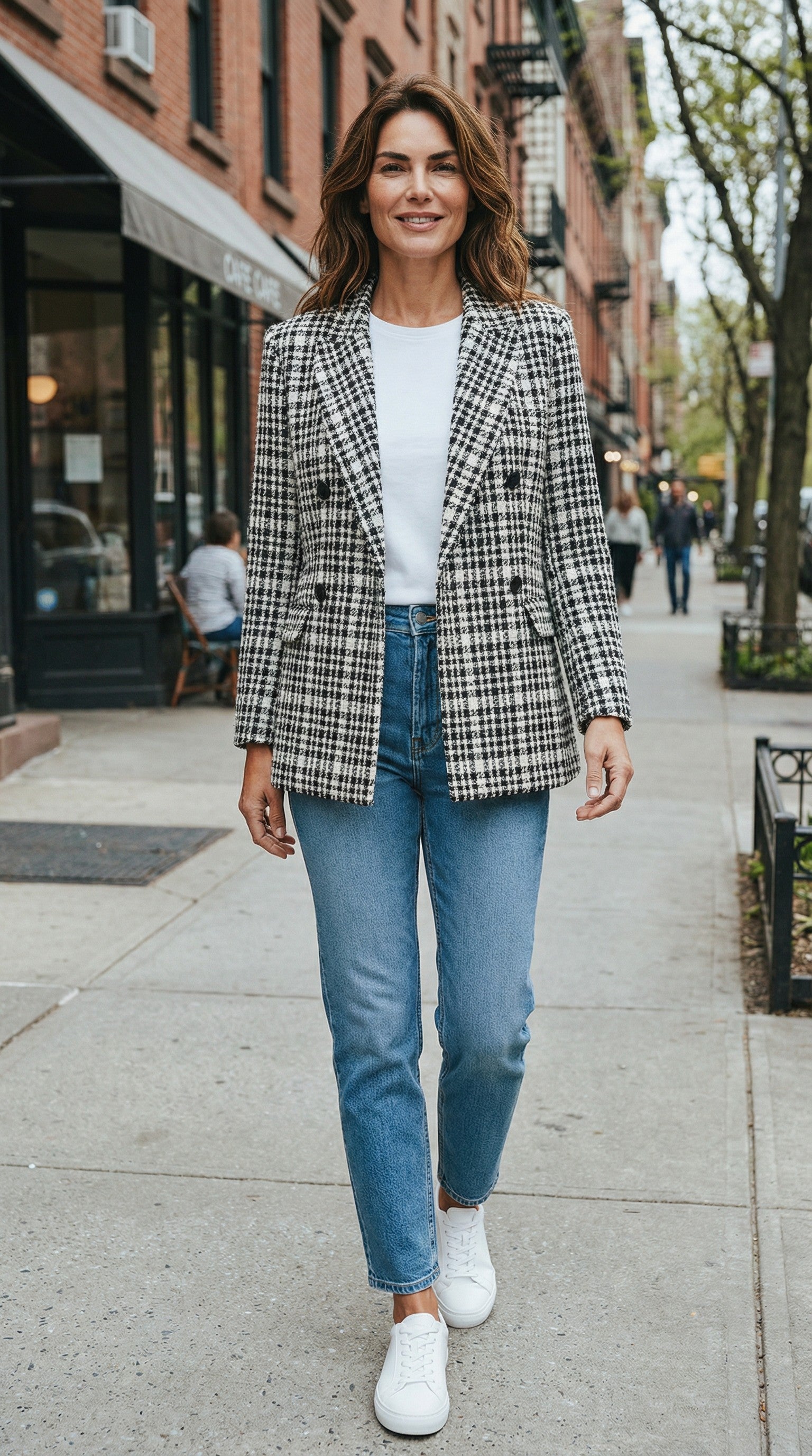 GRACIE CHECK BLAZER