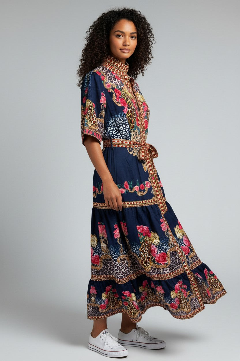 ESTELLE MAXI SS DRESS