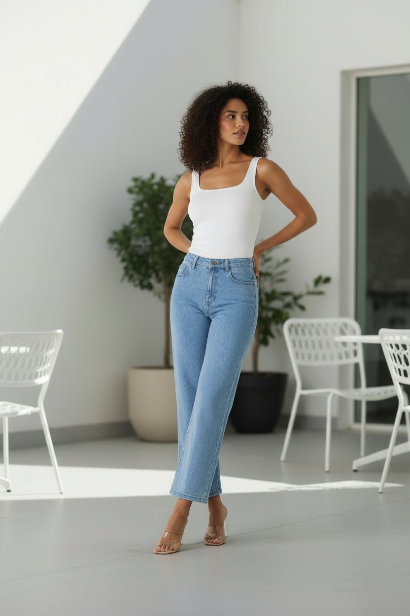 ROCHELLE B JEANS - BLUE