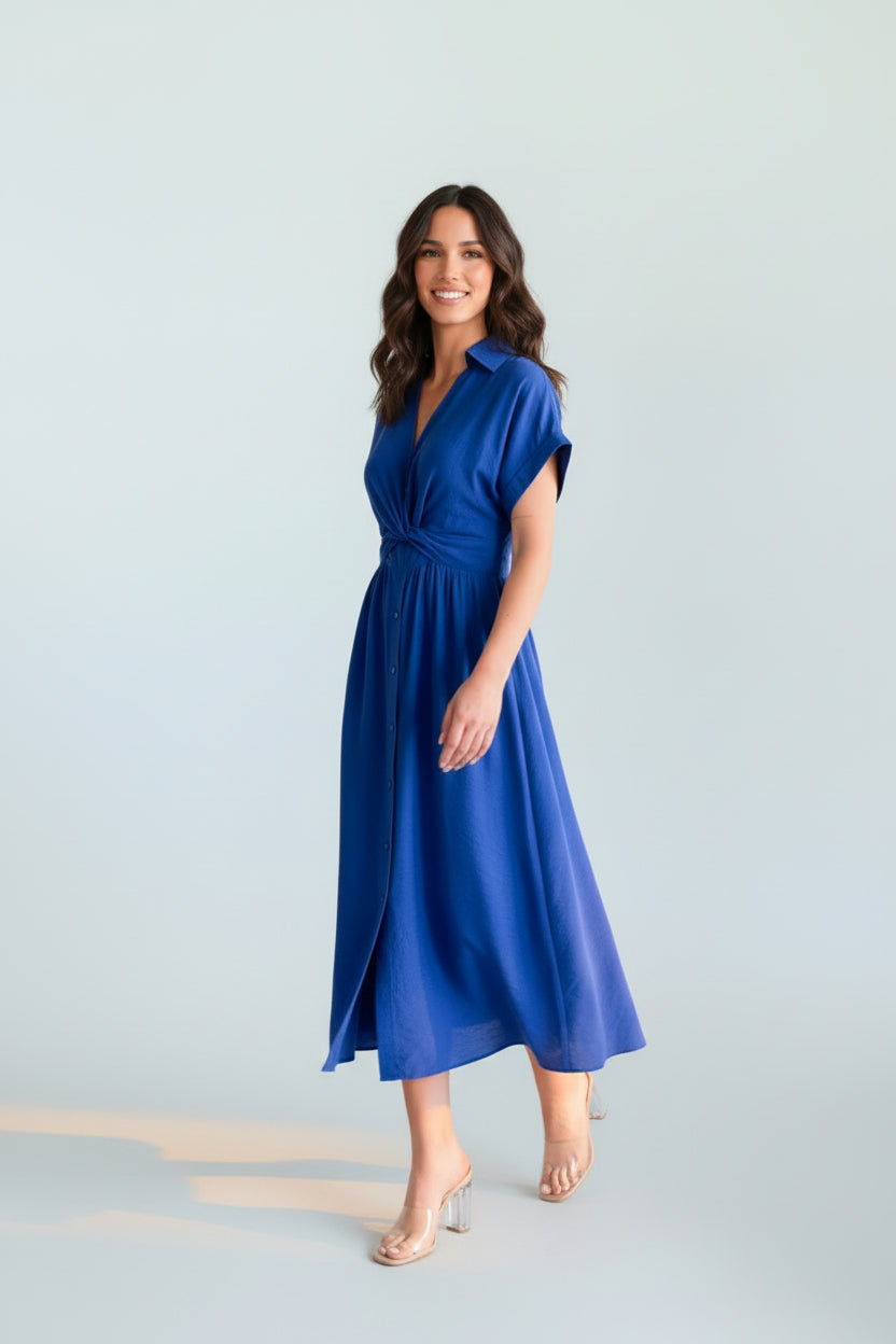 MILA TWIST WAIST DRESS