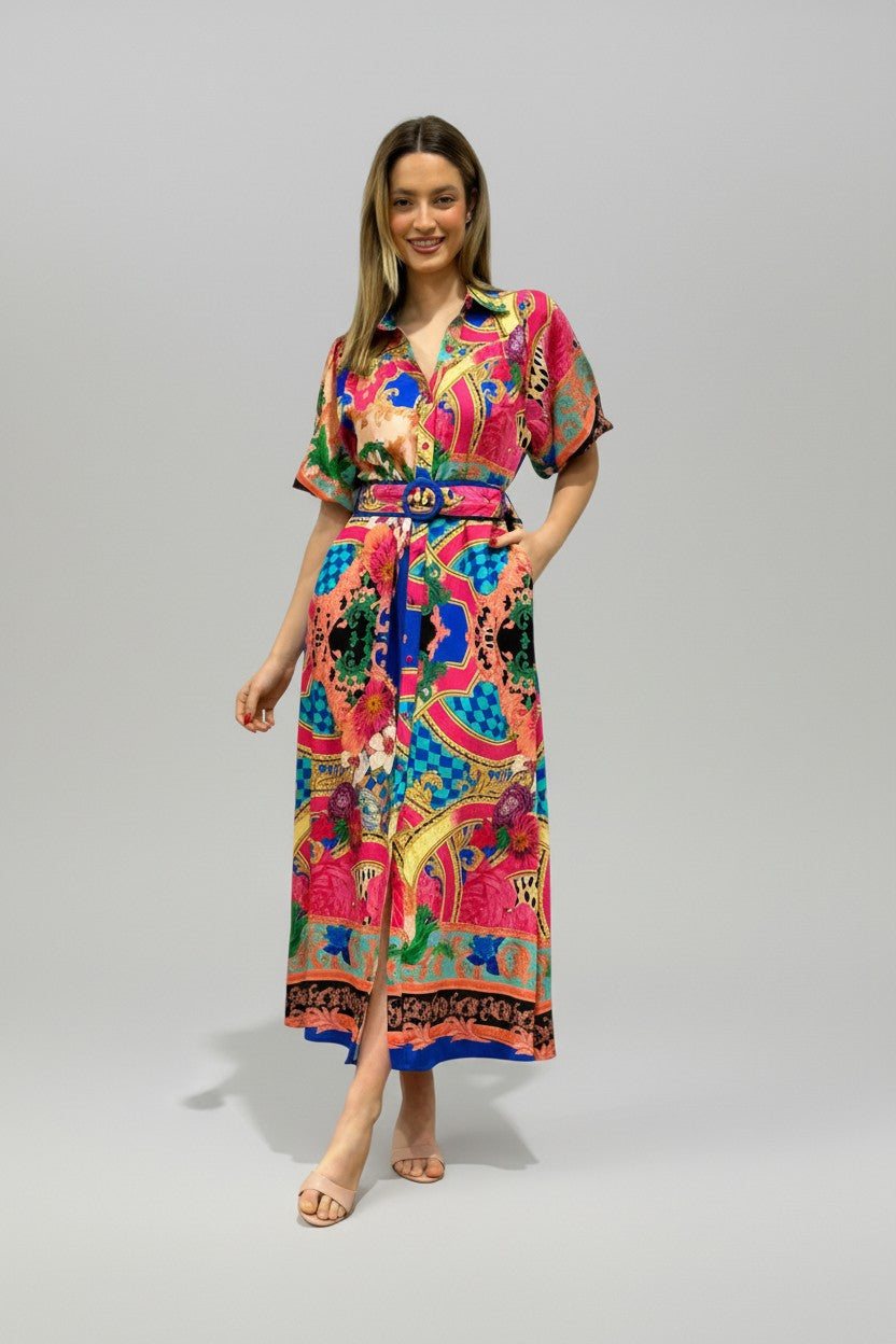 BRIGHT SPARK SHIRT DRESS