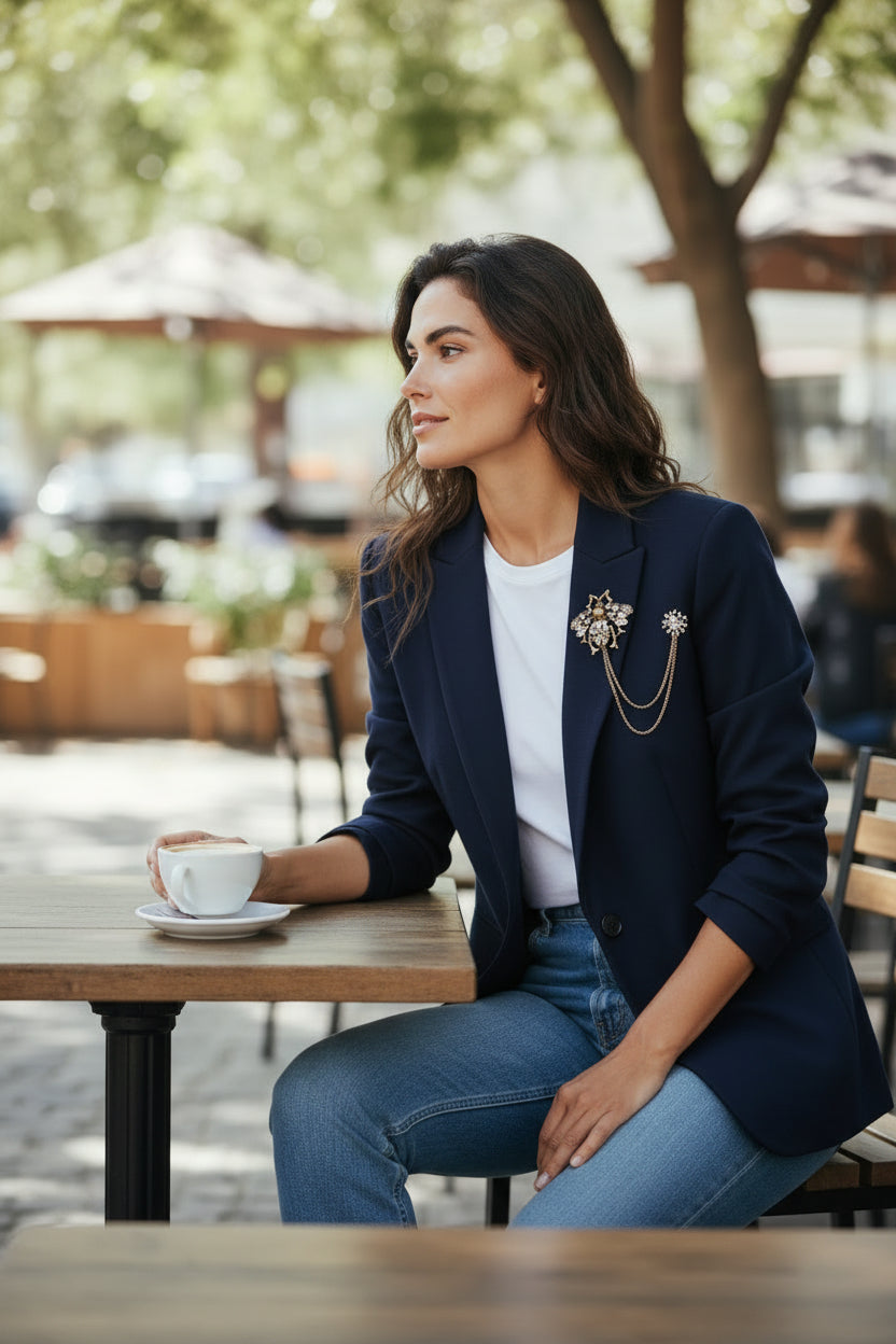 VINTAGE BEETLE BROOCH