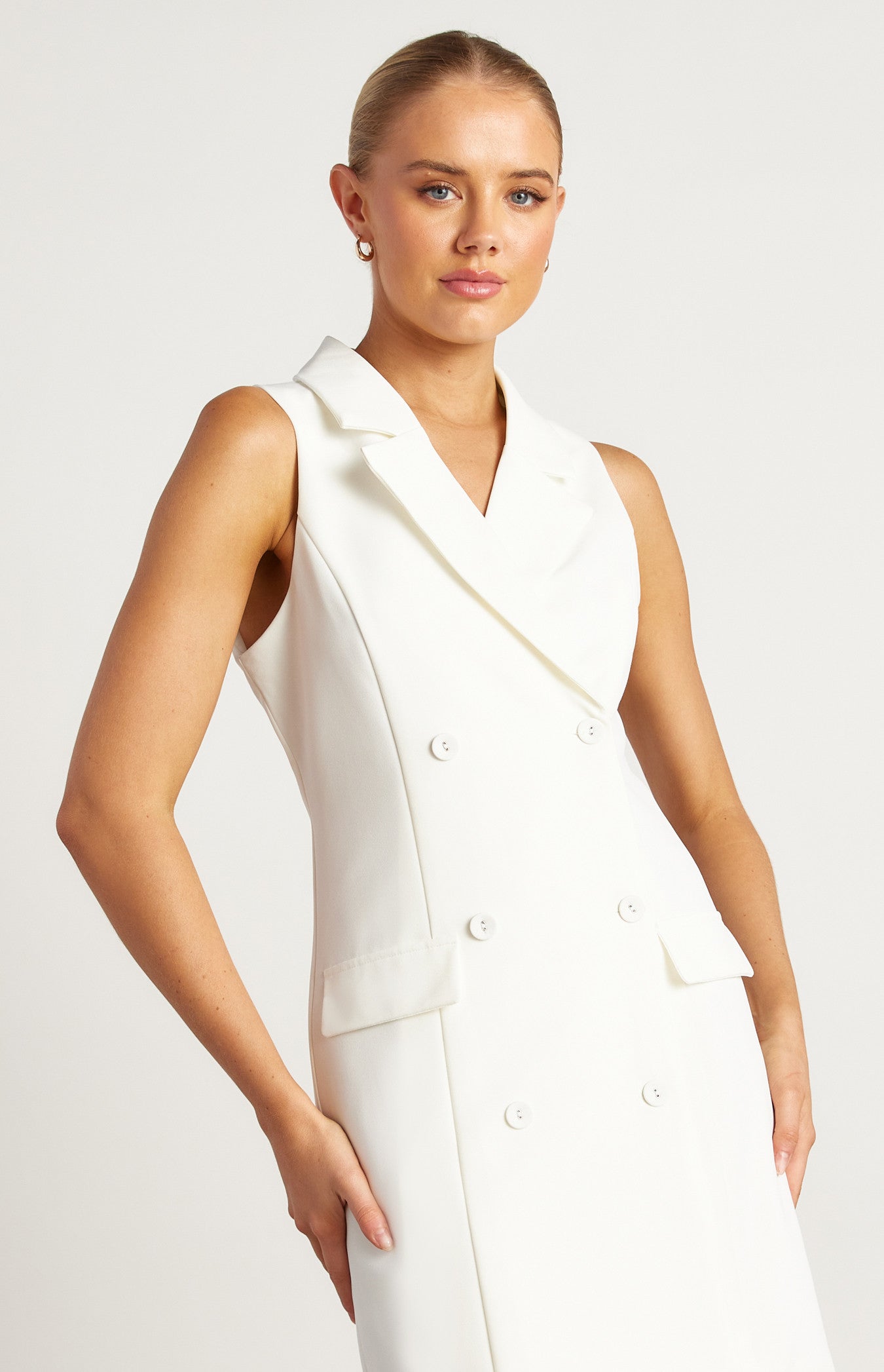 Double Breasted  Blazer Dress