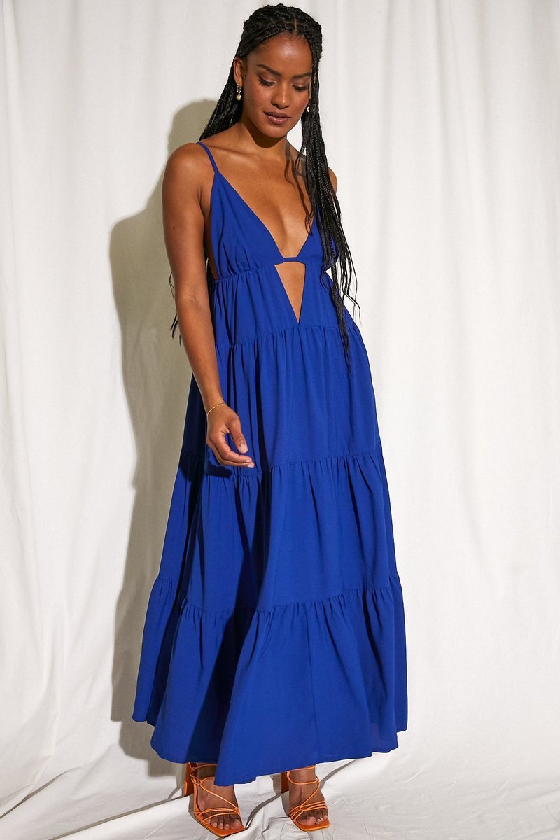 INDIGO MAXI DRESS- SNDYS