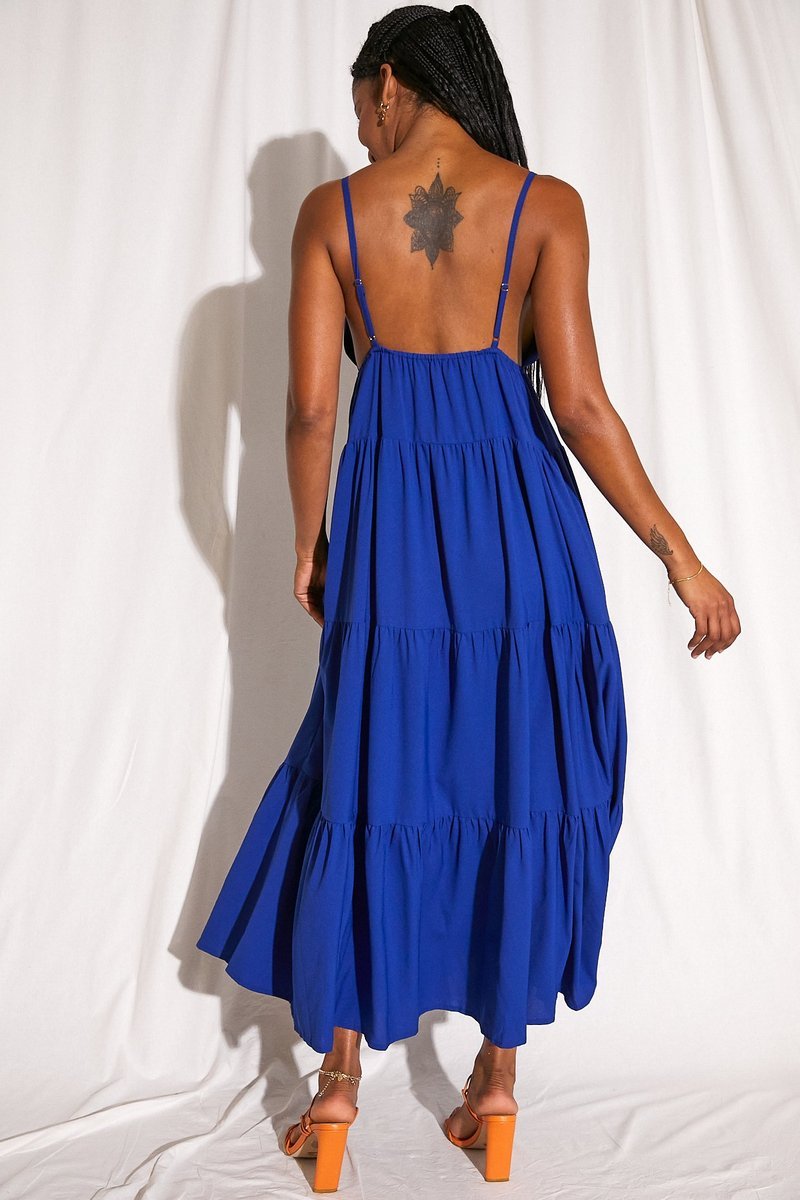 INDIGO MAXI DRESS- SNDYS