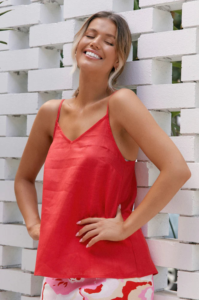LEXI LINEN CAMI