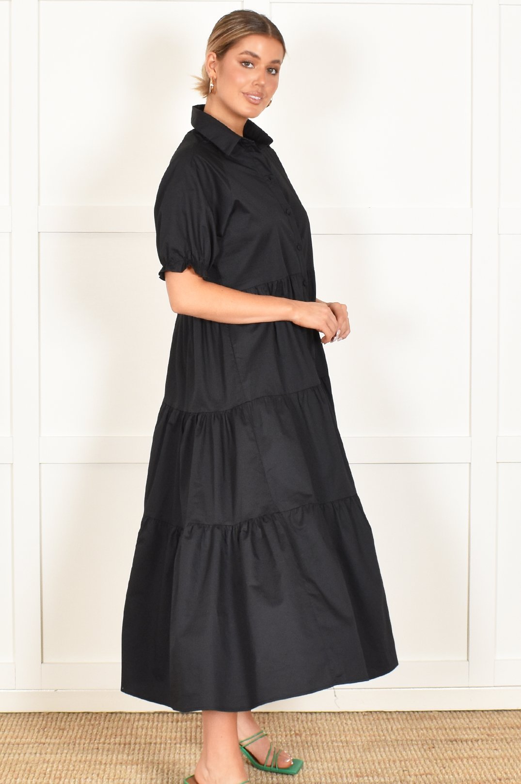 MOLLY POPOLIN MAXI DRESS