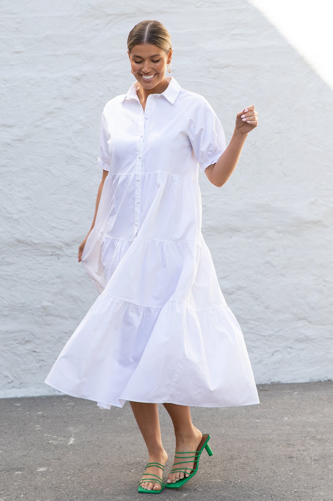 MOLLY POPOLIN MAXI DRESS