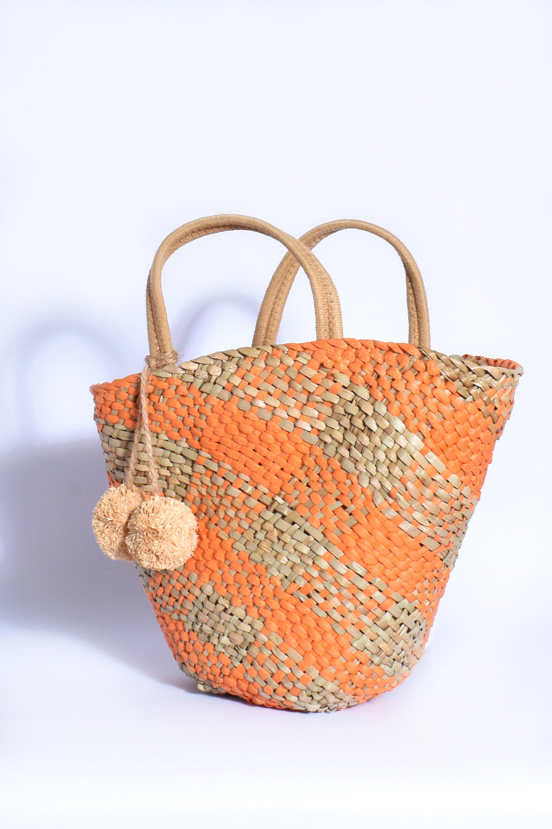 Pom Pom Detail Beach Basket SS22