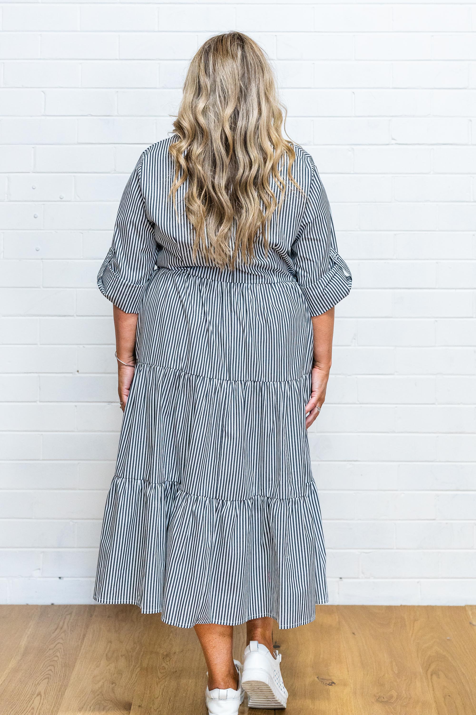 MOLLY STRIPE COTTON DRESS